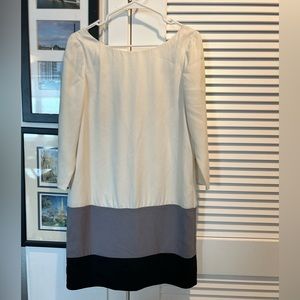 Express Cream, black and Gray women’s evening dress size XS